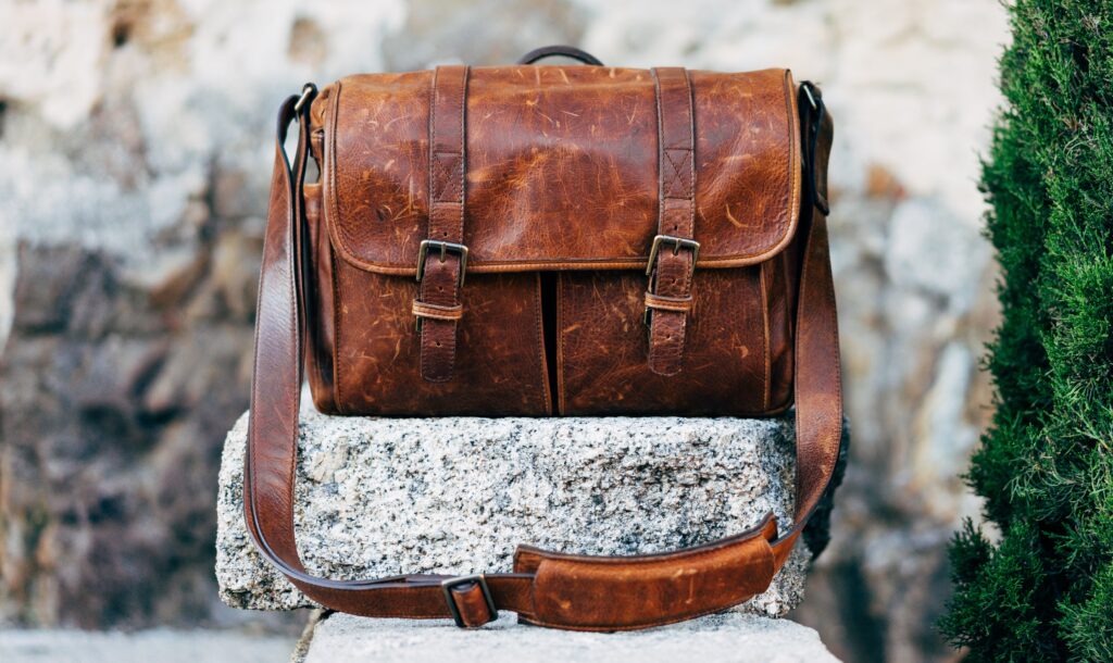 Close up texture of high quality vegan leather