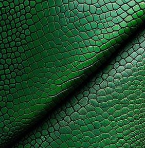 Close up of durable crocodile leather texture