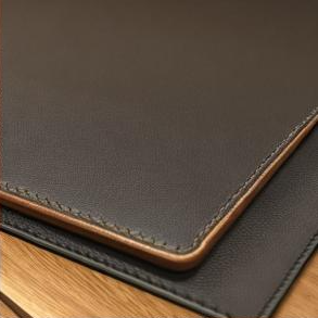 Black Leather Mini Wallet