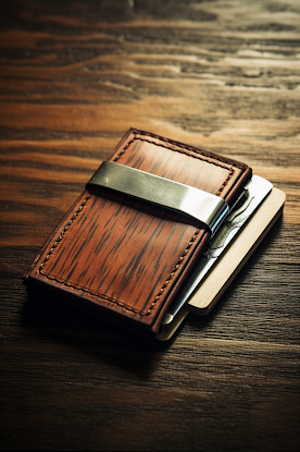 Clean Lambskin Leather Wallet