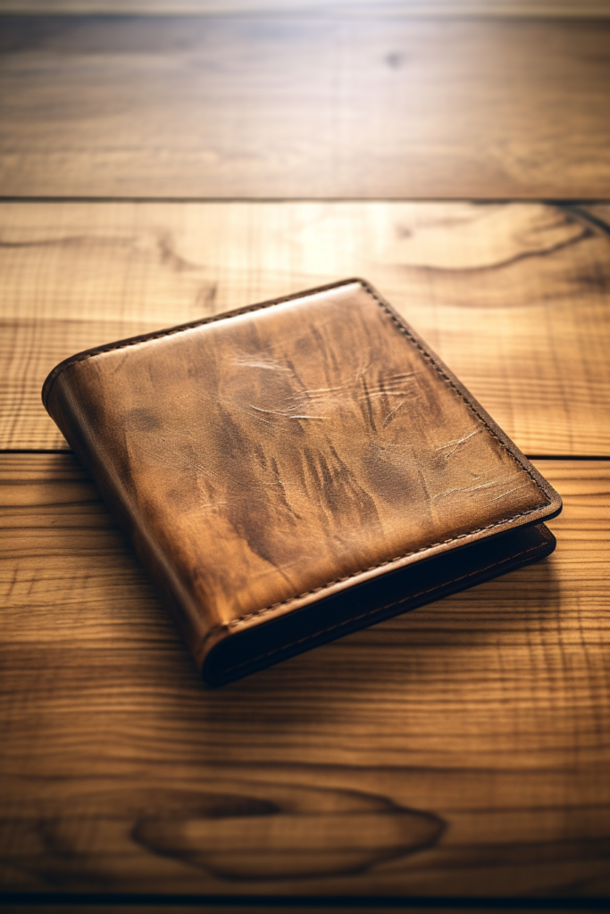 Close up of alligator leather texture